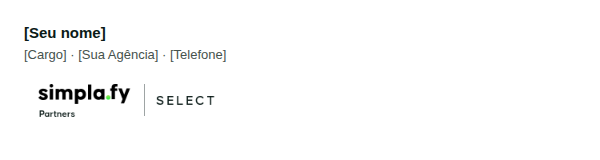 Assinatura de e-mail